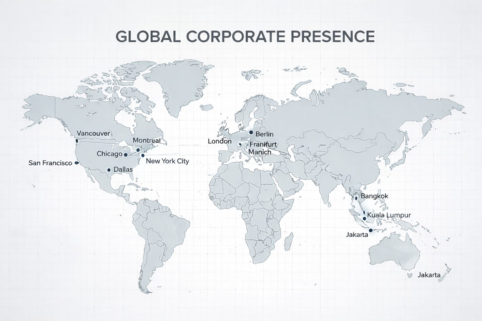 SWAT Global Presence Map