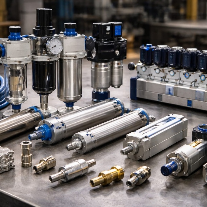 Pneumatics — Cylinders, Solenoid Valves & Air Units