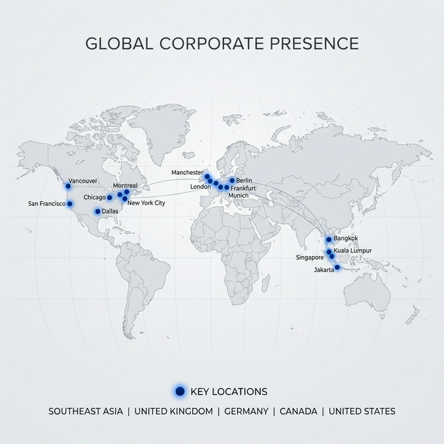 Global Presence Map
